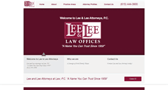 Desktop Screenshot of leeandlee.com